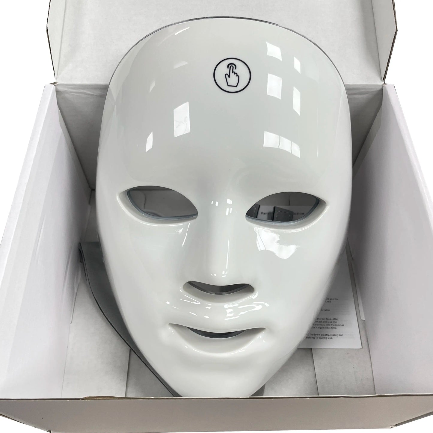 masque facial LED rouge luminothérapie